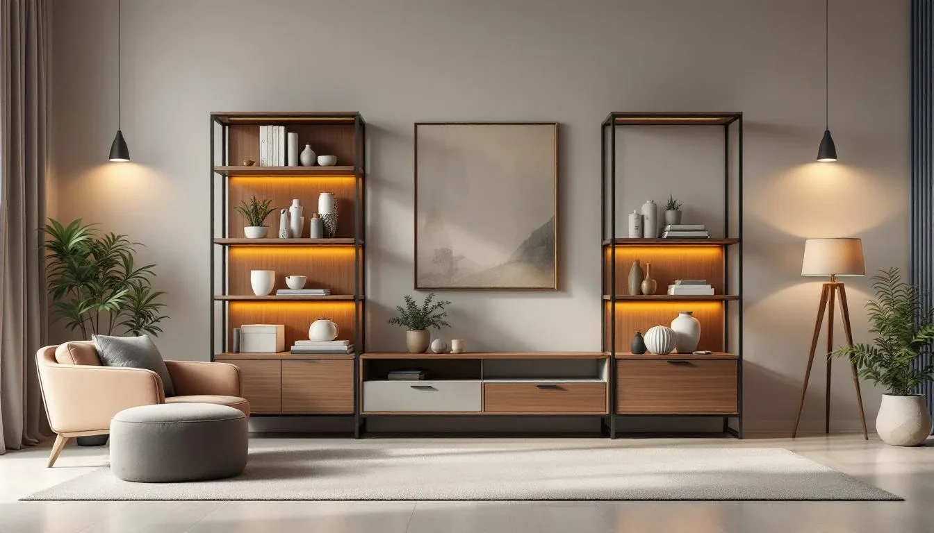 Meuble de Rangement Salon : 8 Solutions Pratiques et Esthétiques