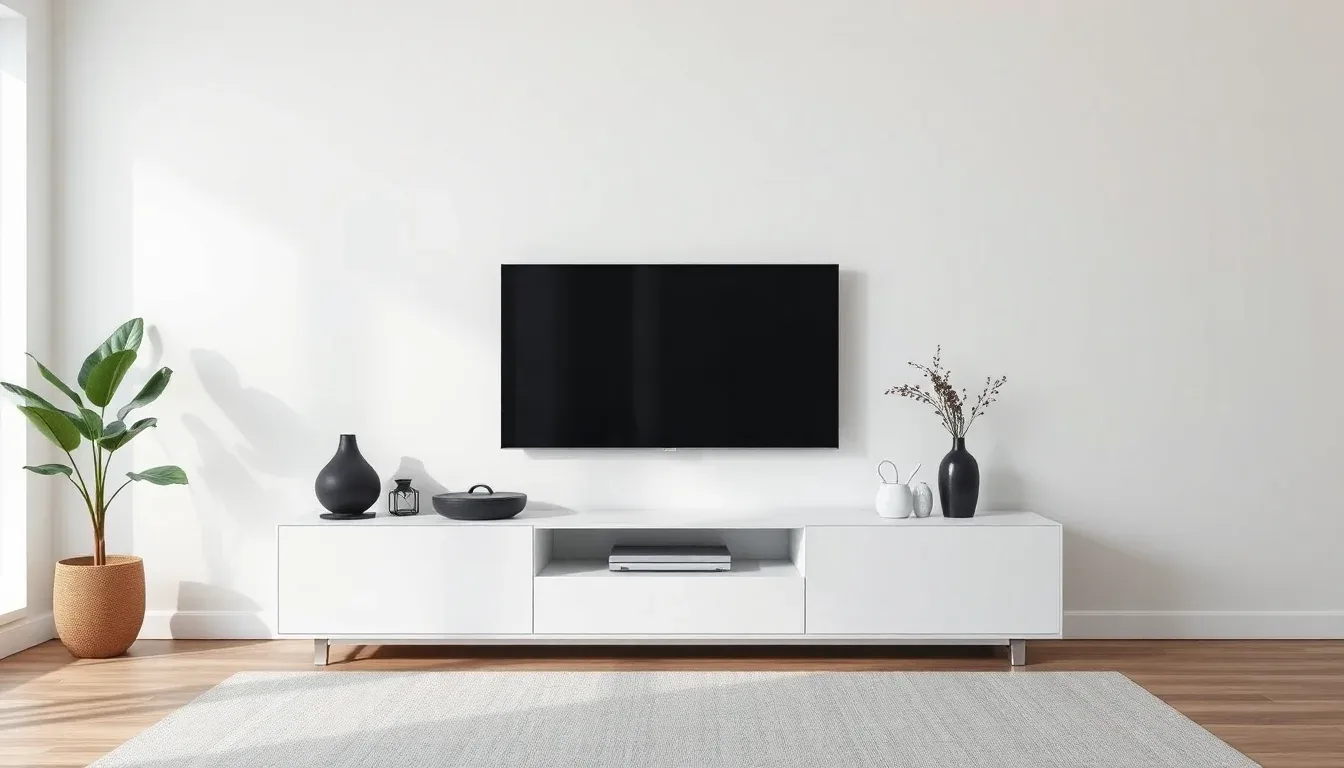 Comment aménager son salon autour dun meuble TV moderne