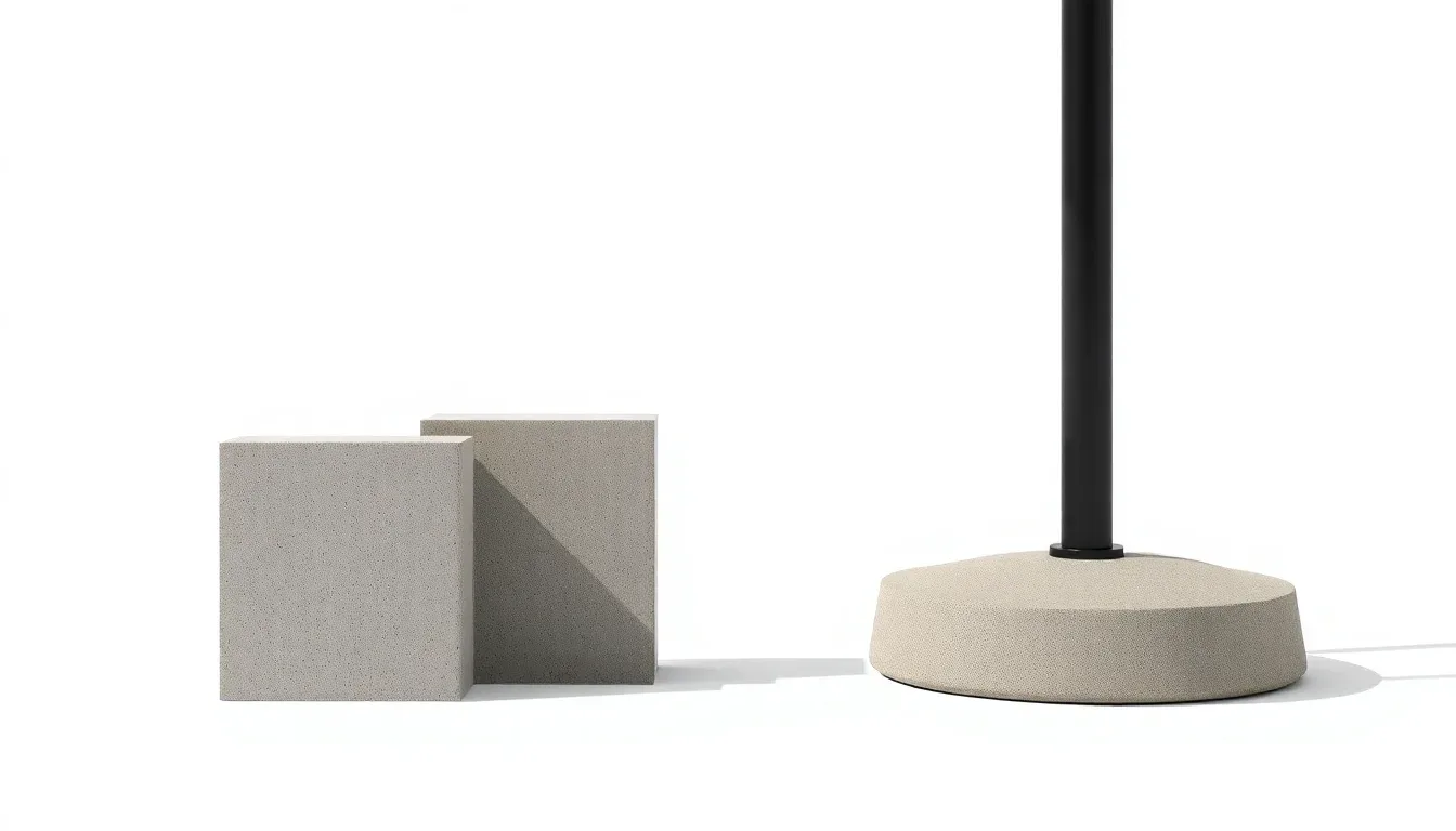 quels sont les meilleurs systèmes de lestage pour un parasol déporté stable et sécurisé