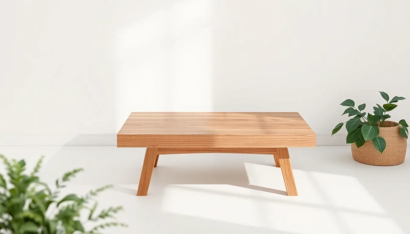 Quelle table basse en bois pour un petit espace